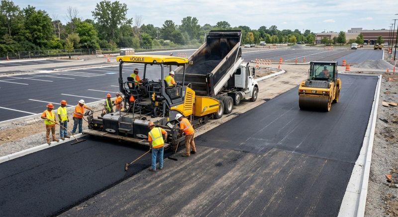 Asphalt Parking Lot Paving in Little Rock, AR