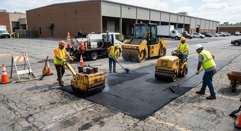Asphalt Parking Lot Repair in Orange County, CA