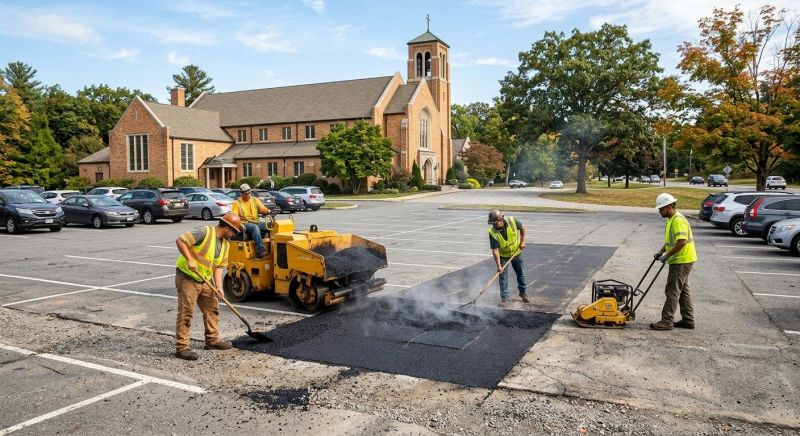 Asphalt Parking Lot Repair in Pasadena, CA